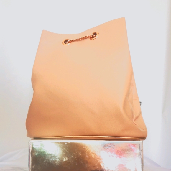 Auth Paco Rabanne Olympea Bucket Shoulder Bag Pink - Picture 5 of 16